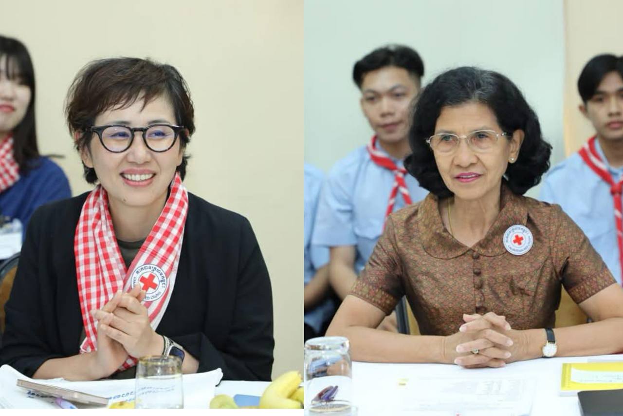 អគ្គលេខាធិការកាកបាទក្រហមកម្ពុជា ទទួលស្វាគមន៍ដំណើរទស្សនកិច្ចរបស់គណៈប្រតិភូនិស្សិតគិលានុប្បដ្ឋាន និងឆ្មបសាលាពេទ្យកាកបាទក្រហមជប៉ុន