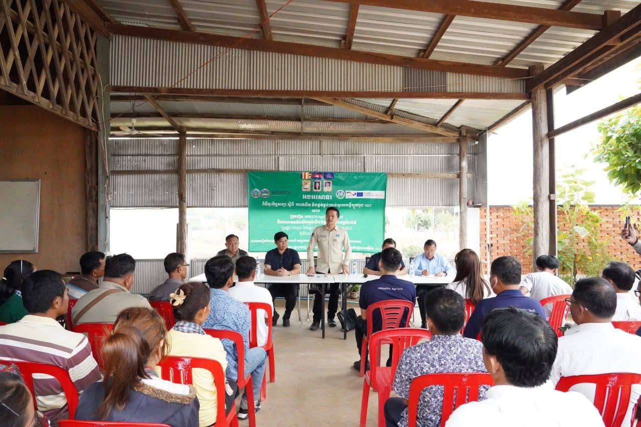 សហគមន៍កសិកម្មទំនើបចំនួន៣ ចុះហត្ថលេខាជាមួយ​ក្រុម​ហ៊ុន​ឯកជន សម្រាប់ផ្គត់ផ្គង់គ្រាប់ស្វាយចន្ទី ៤០០​តោន