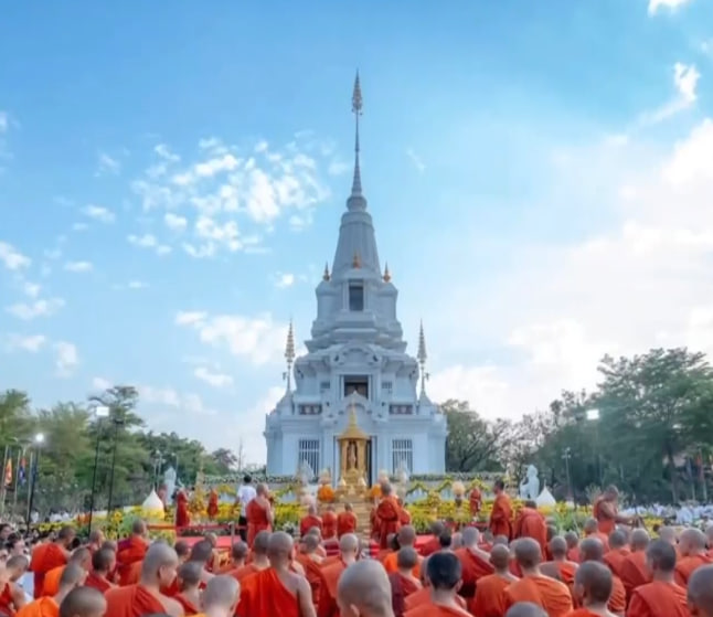 សូមអនុមោទនា ពិធីបុណ្យមាឃបូជា 🪷🙏