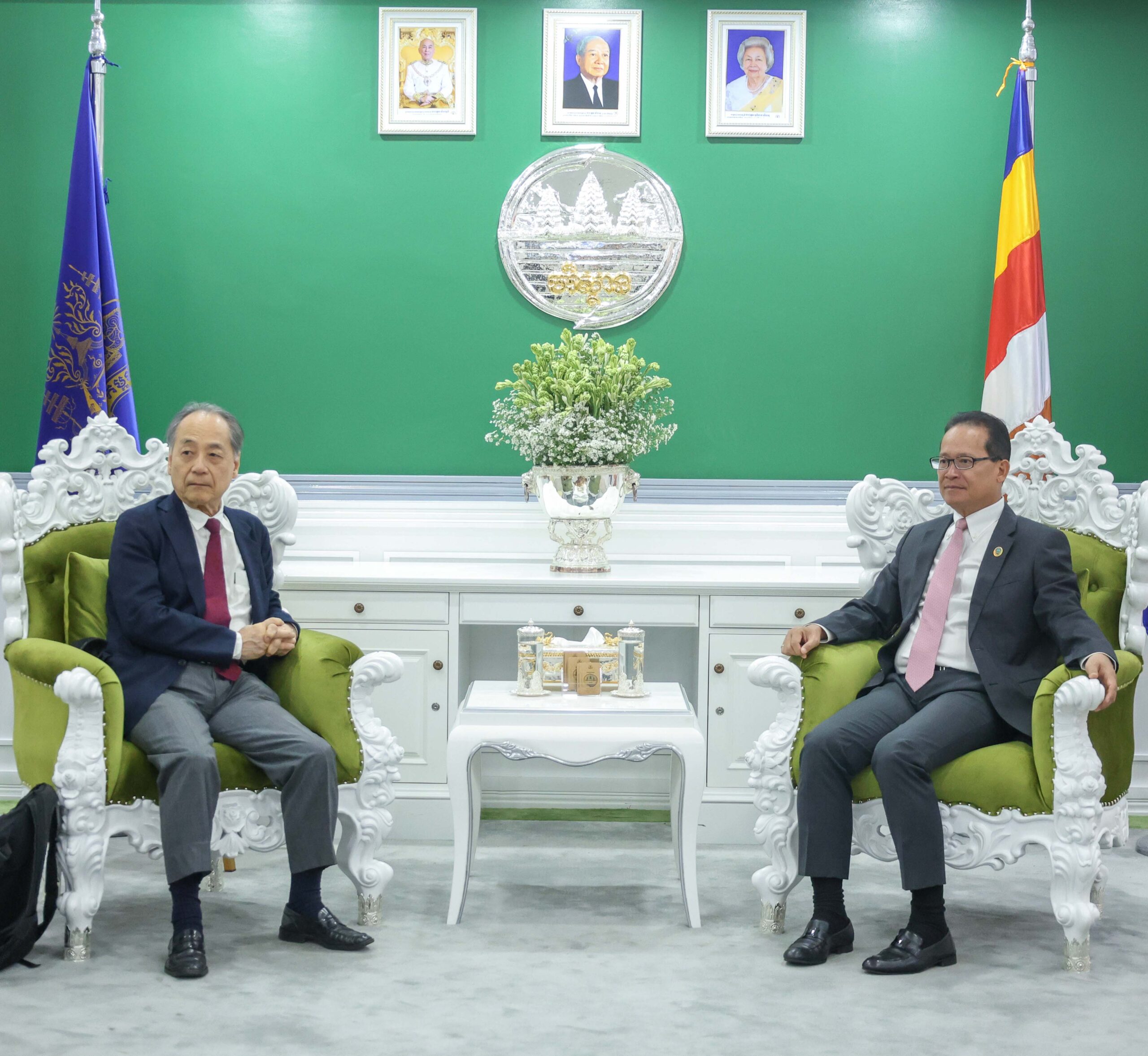 រដ្ឋមន្រ្តីក្រសួងបរិស្ថានបន្តគាំទ្រដល់សមាគមជប៉ុន-កម្ពុជា ចូលរួមក្នុងការវិនិយោគនៅកម្ពុជាឆ្ពោះទៅការអភិវឌ្ឍដោយចីរភាព