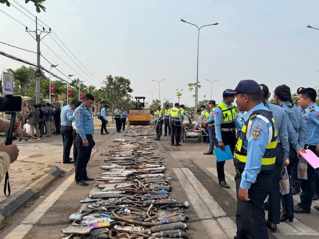 រដ្ឋបាលខេត្តសៀមរាប បំផ្លាញបំពង់ស៊ីម៉ាំង និងភ្លើងហ្វា ខុសបច្ចេកទេស ជាង៣០០ដើម