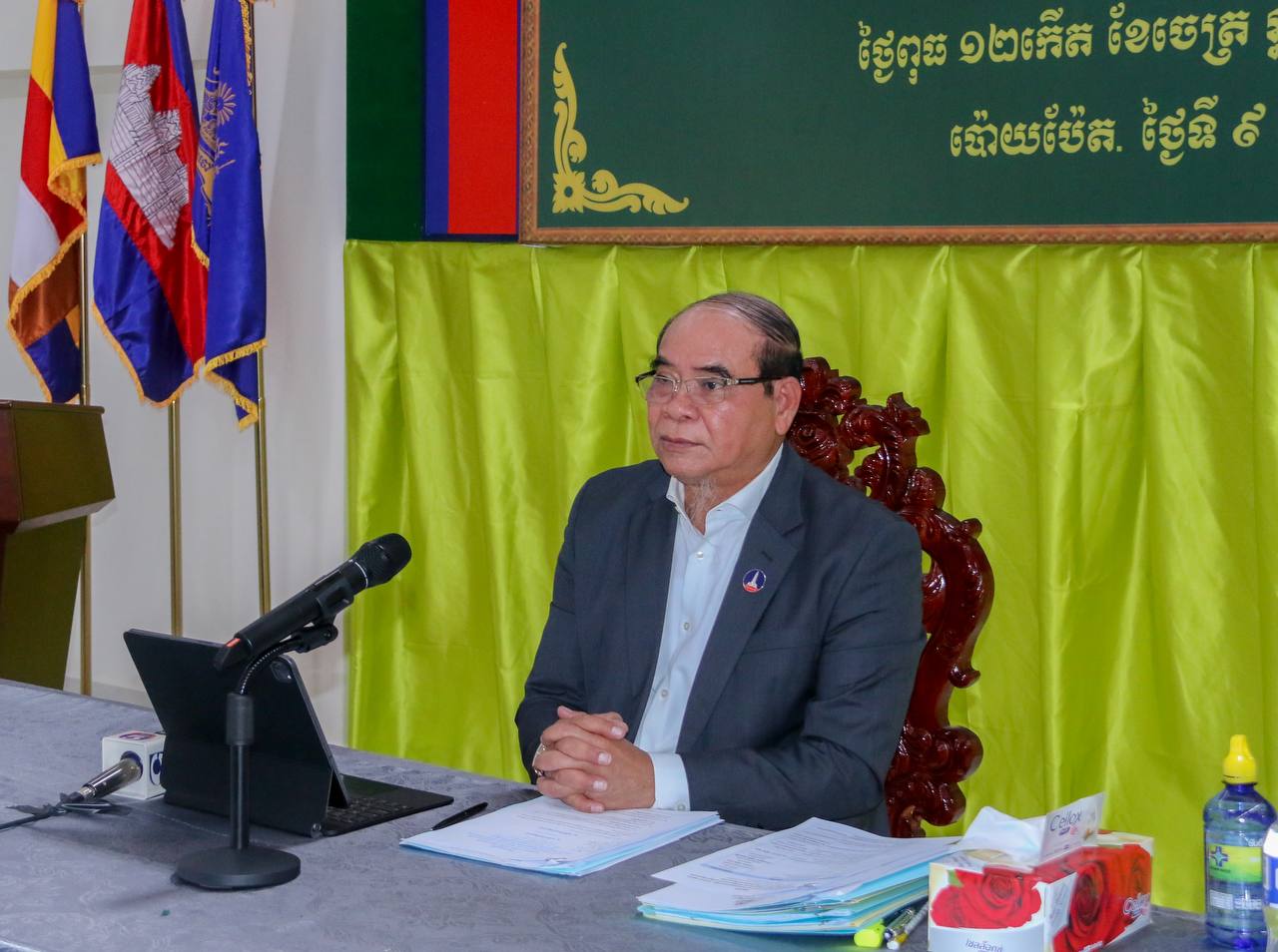 គណៈកម្មការចំពោះកិច្ចស្តីពីការត្រួតពិនិត្យ និងដោះស្រាយបញ្ហា ដំណើរចេញ-ចូលរបស់ពលករខ្មែរតាមព្រំដែន ប្រជុំបូកសរុបលទ្ធផលការងារត្រីមាសទី១