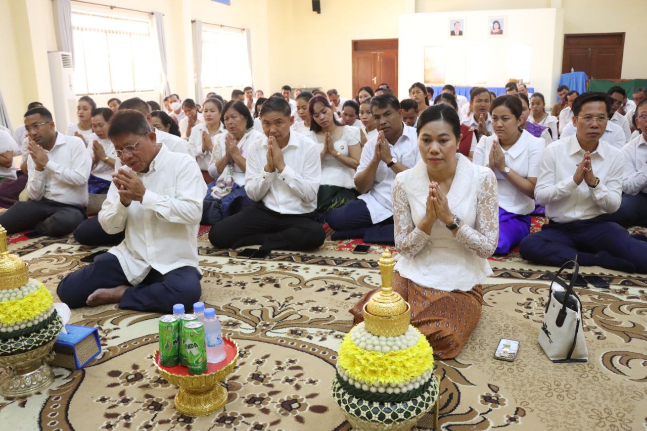 រដ្ឋបាលខណ្ឌដង្កោរៀបចំពិធីសូត្រមន្ត ចម្រើនព្រះបរិត្ត ដើម្បីសិរីសួស្តីក្នុងឆ្នាំថ្មី