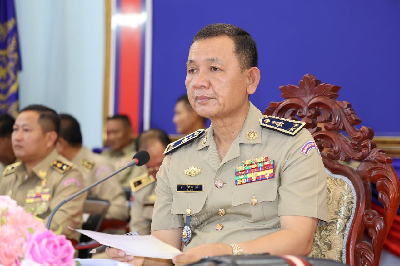 លោកឧត្តមសេនីយ៍ទោ ម៉ែន លី កិច្ចប្រជុំបូកសរុបសភាពការណ៍ និងលទ្ធផលកិច្ចប្រតិបត្តិការប្រចាំខែមេសា និងលើកទិសដៅការងារបន្ត ខែឧសភា ឆ្នាំ២០២៥