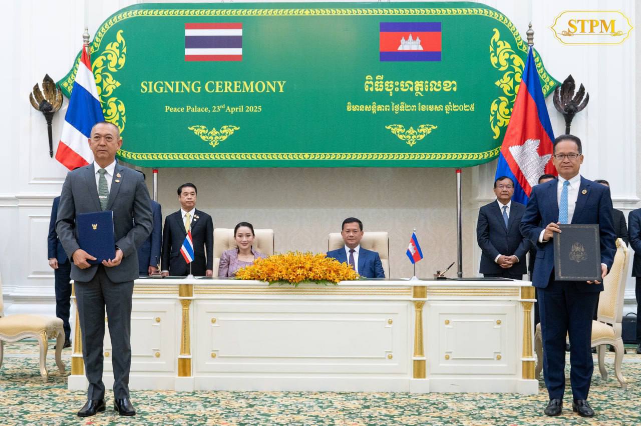 ក្រសួងបរិស្ថានកម្ពុជាចុះអនុស្សរណៈនៃការយោគយល់គ្នាជាមួយ ក្រសួងធនធានធម្មជាតិ និងបរិស្ថានថៃ ស្តីពីកិច្ចសហប្រតិបត្តិការ​កិច្ចគាំពារបរិស្ថានឆ្លងដែន