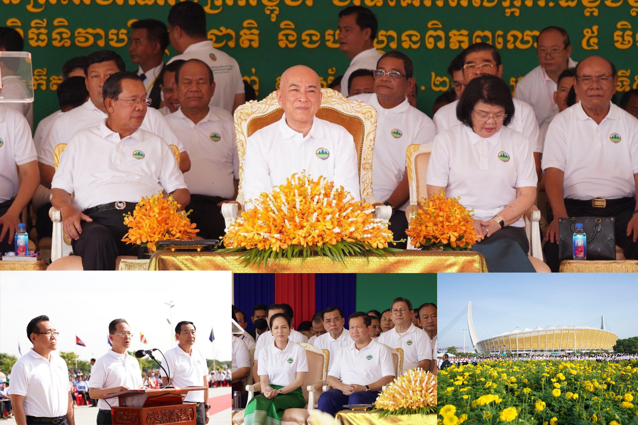 ព្រះមហាក្សត្រ ស្ដេចយាងប្រារព្ធព្រះរាជពិធី ទិវាបរិស្ថានជាតិ និងបរិស្ថានពិភពលោក ក្រោមប្រធានបទ ប្រយុទ្ធប្រឆាំង ការ បំពុល ដោយប្លាស្ទិក