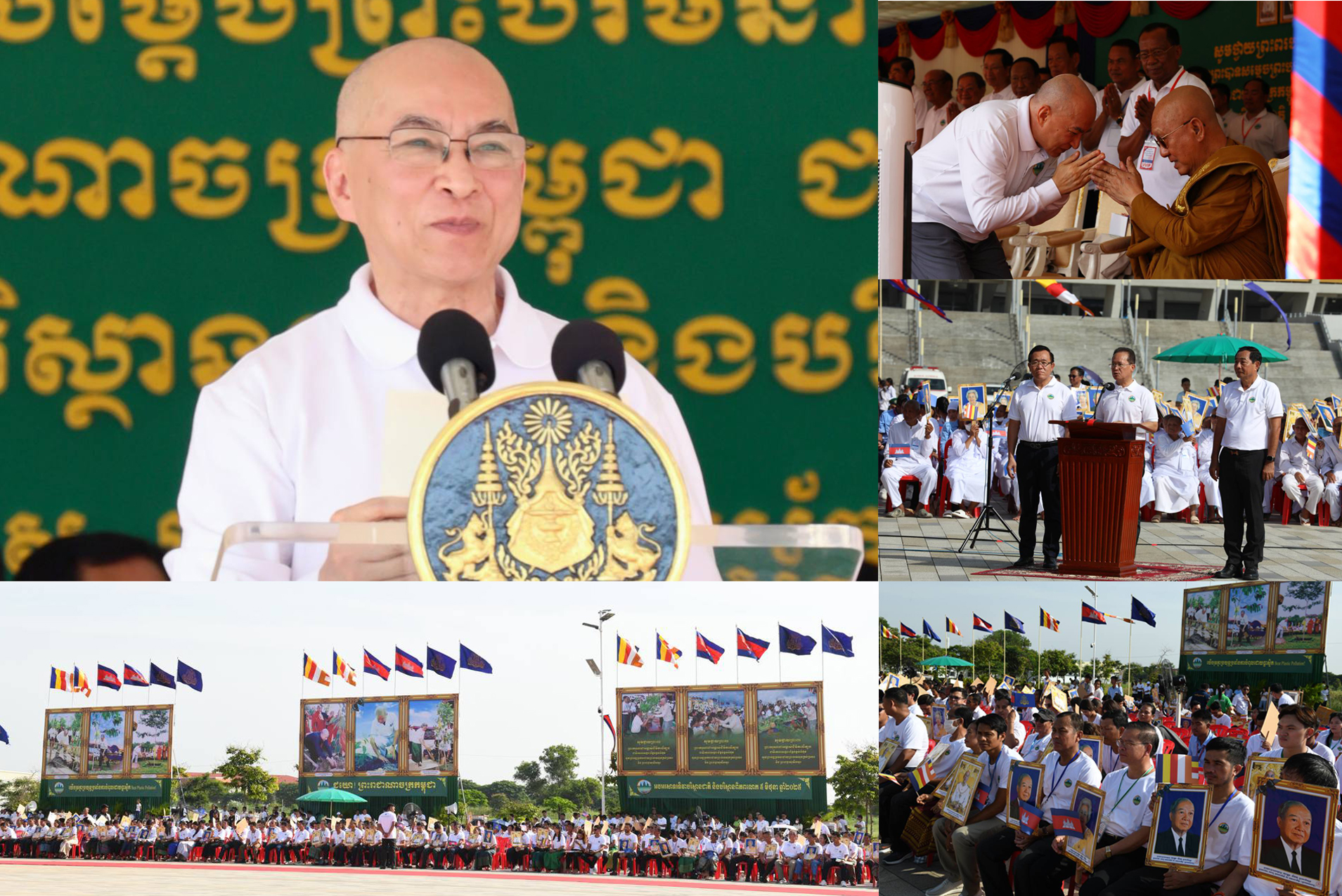 ព្រះមហាក្សត្រ មានព្រះរាជបន្ទូលថា មាតុភូមិកម្ពុជា គឺជាទឹកដីដ៏ស្រស់បំព្រង ពោរពេញដោយសម្បត្តិធម្មជាតិ