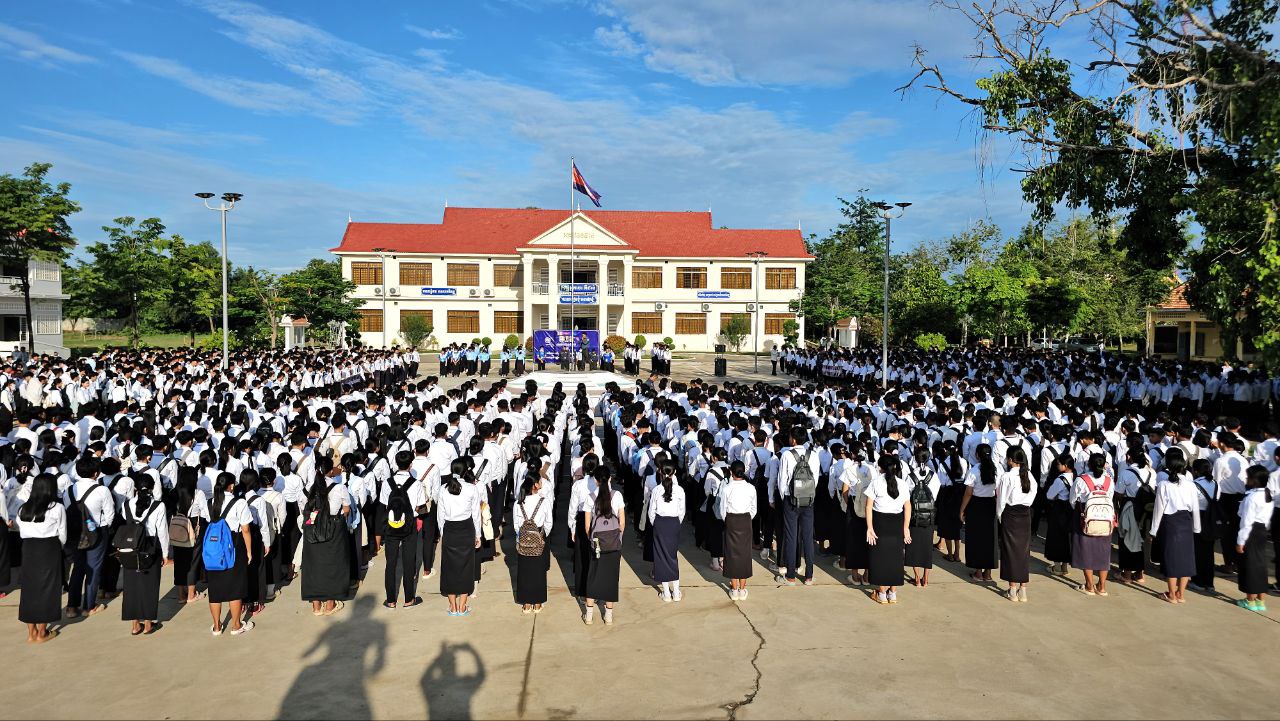 វិទ្យាល័យឧដុង្គ មានគុណភាពអប់រំ បរិស្ថានអនាម័យល្អ ព្រមទាំងសិស្សគោរពវិន័យ សីលធម៍សង្គមសាកសមជាសាលាគំរូ