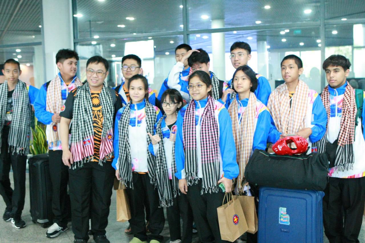 អត្តពលិកអន្តរជាតិមកចូលរួមការប្រកួតកីឡាតេក្វាន់ដូ-អាយធីអេហ្វជ្រើសរើសជើងឯកអាស៊ីអាគ្នេយ៍ ឆ្នាំ ២០២៥ បានមកដល់កម្ពុជាជាបន្តបន្ទាប់