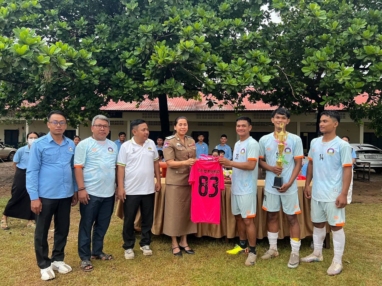 ស.ស.យ.ក ស្រុកថ្មពួក ជំរុញឲ្យយុវជនលេងកីឡា ដើម្បីសុខភាព និងជៀសផុតពីបញ្ហគ្រឿងញៀន