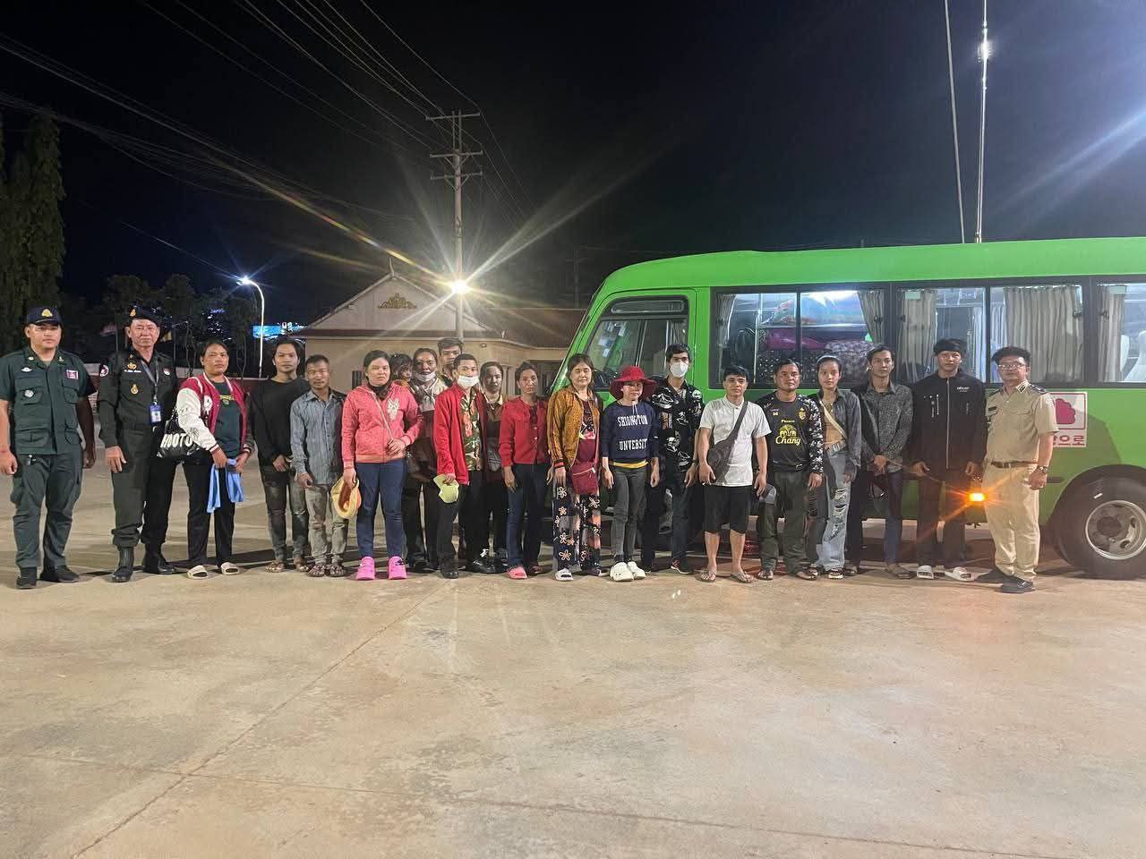 រដ្ឋបាលខេត្តកំពង់ចាម បន្តទទួលពលករមកពីប្រទេសថៃ ២៦ នាក់