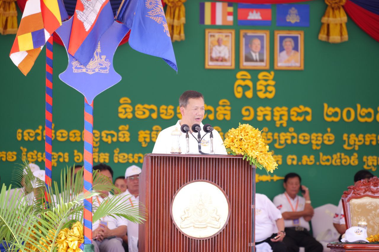 សម្តេចធិបតី ហ៊ុន ម៉ាណែត ៖ រាជរដ្ឋាភិបាលធានានូវសន្តិសុខស្បៀងជូនពលរដ្ឋខ្លួន ទោះគេបិទច្រកព្រំដែនជាមួយកម្ពុជាក្តី