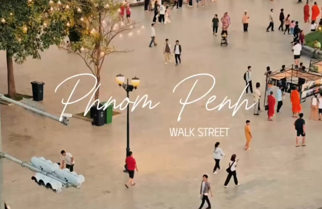 Walk Street in Phnom Penh
