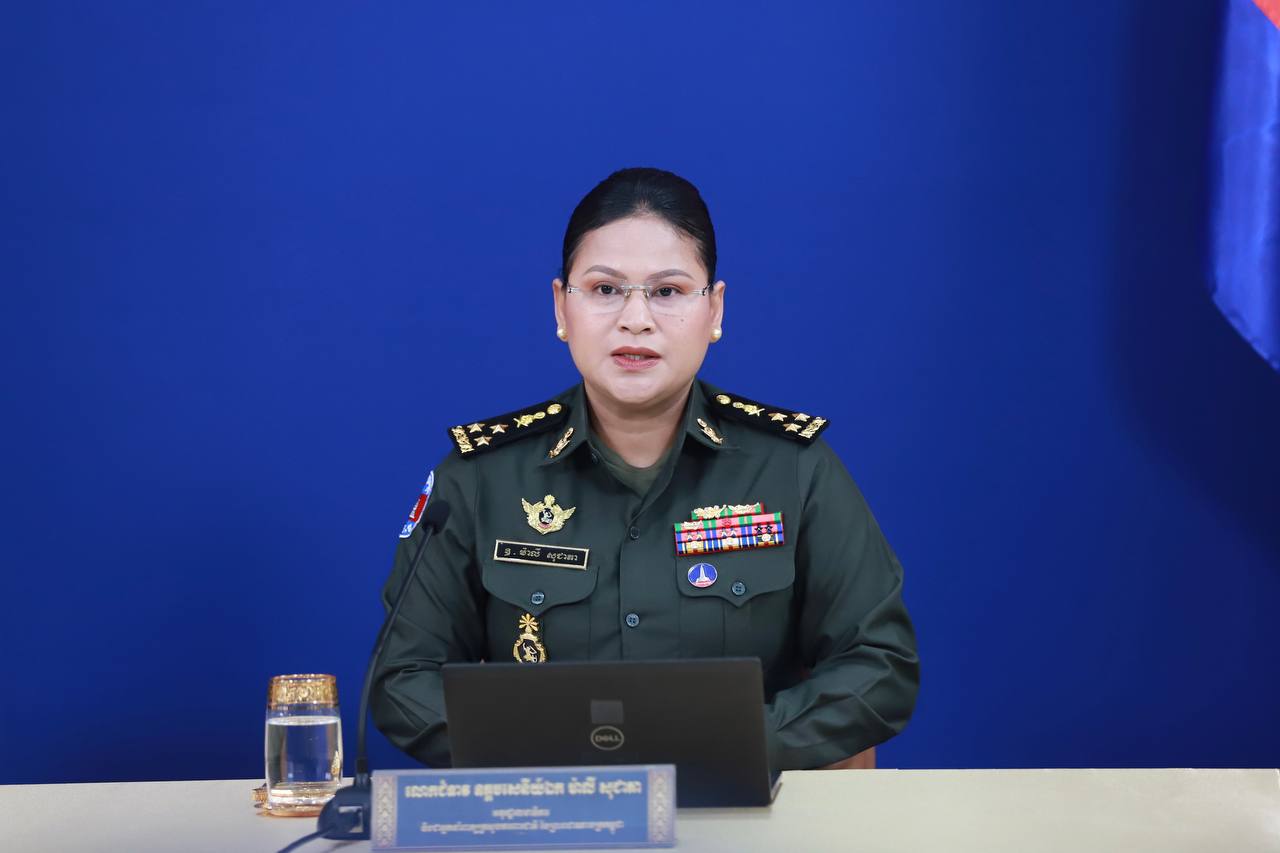 អ្នកនាំពាក្យក្រសួងការពារជាតិ ៖ កិច្ចប្រជុំGBCព្រមព្រៀងគ្នារក្សាកងកម្លាំងរបស់ខ្លួននៅក្នុងទីតាំងបច្ចុប្បន្នដោយមិនអនុញ្ញាតឱ្យផ្លាស់ទី ហួសពីទីតាំងដែលខ្លួនបានឈរជើងឡើយ
