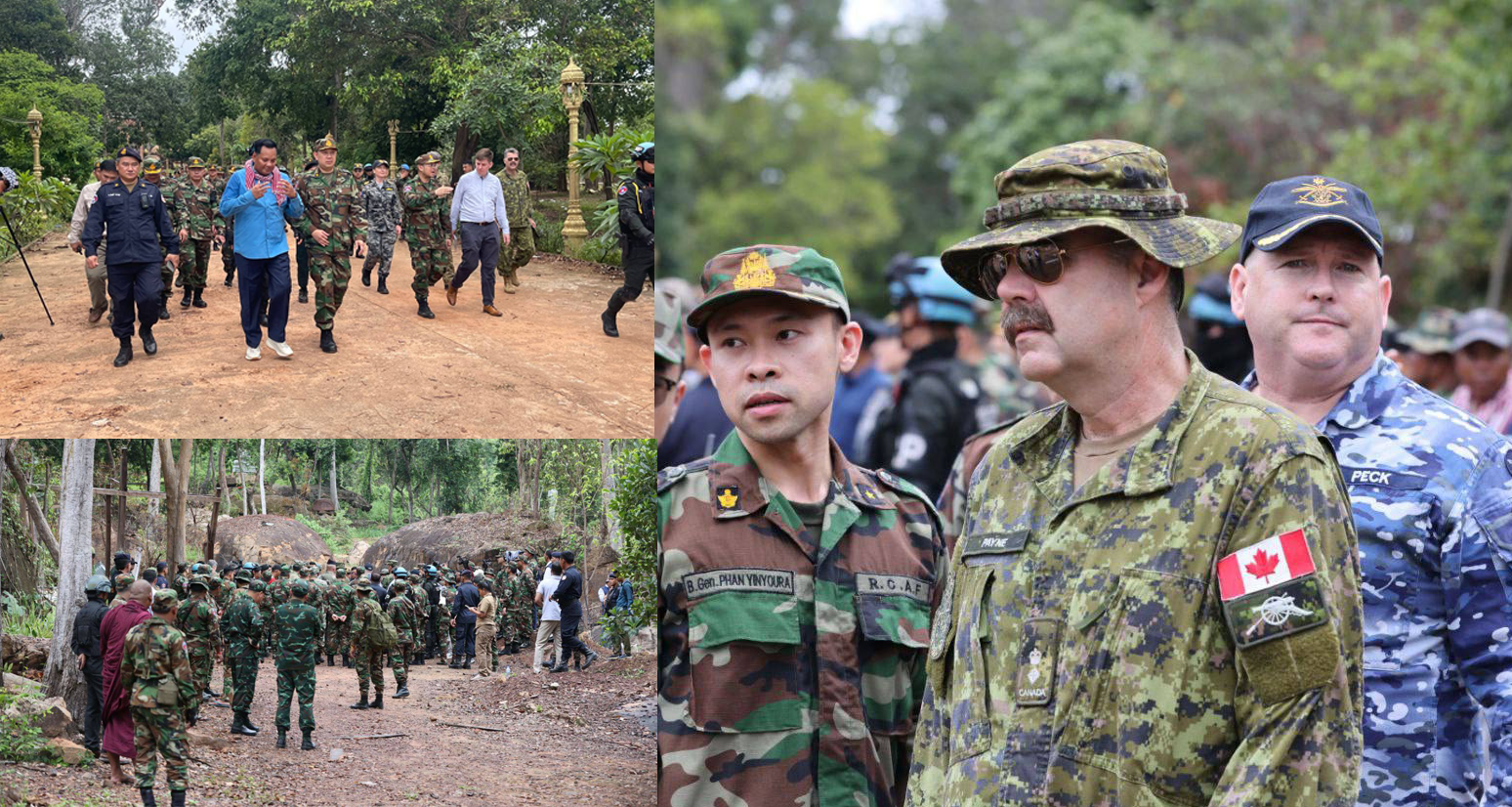ក្រុមអនុព័ន្ធយោធា សាទរពីការធ្លាក់ចុះជនភៀសសឹកនៅ ខេត្តឧត្តរមានជ័យ ក្រោយ បទឈប់បាញ់