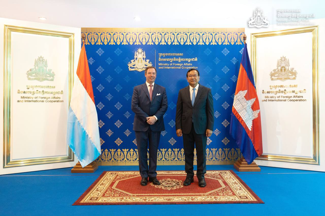 The Grand Duke of Luxembourg praised all the achievements of Cambodia in the fields of economy, commerce, investment, and tourism.