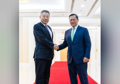 ក្រុមហ៊ុន China Communications Construction Company (CCCC) ប្តេជ្ញាចូលរួមអភិវឌ្ឍវិស័យហេដ្ឋារចនាសម្ព័ន្ធនៅកម្ពុជា