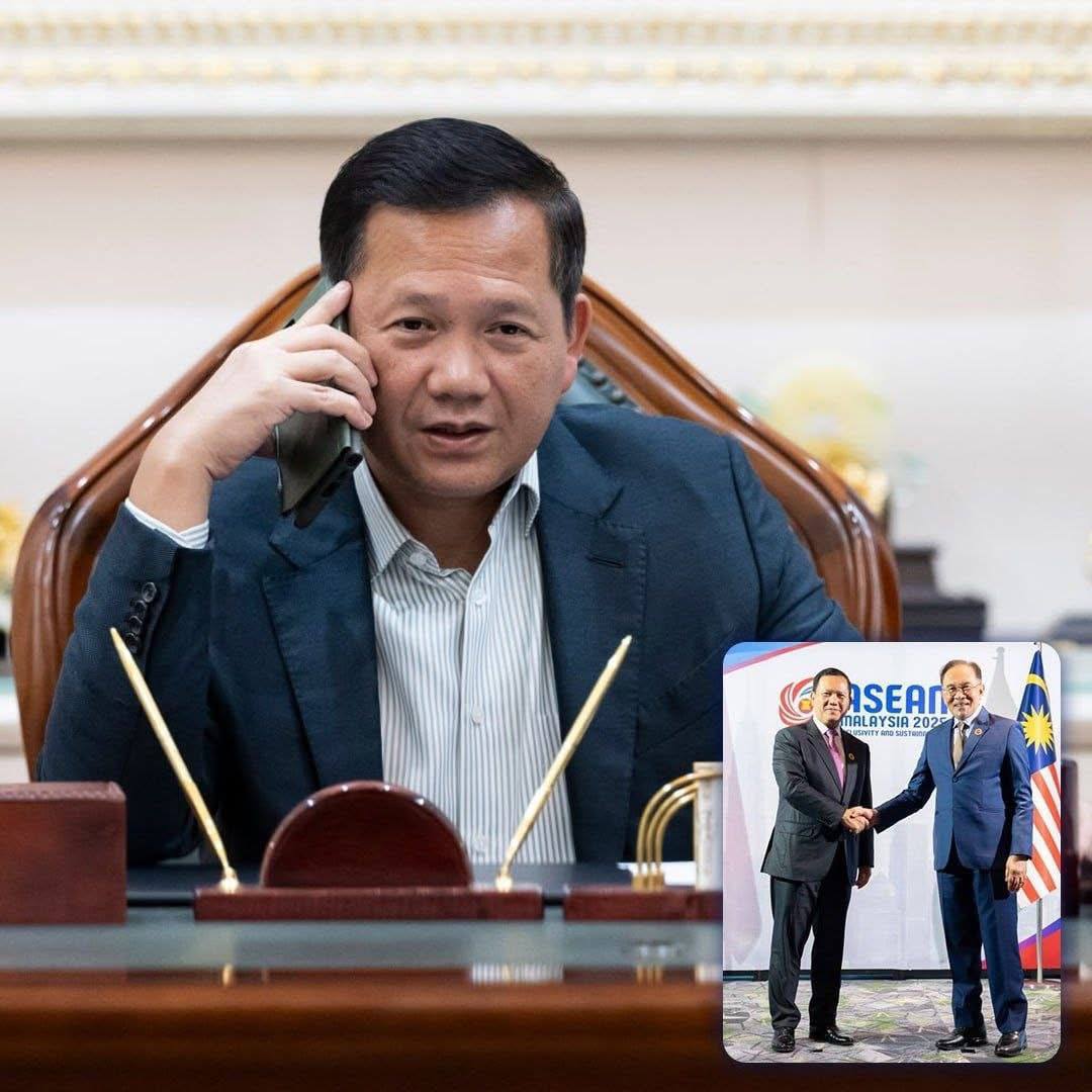 នាយករដ្ឋមន្ត្រីកម្ពុជា-ម៉ាឡេស៊ី ពិភាក្សាគ្នាអំពីការជំរុញបង្កើតក្រុមអ្នកសង្កេតការណ៍អាស៊ានឱ្យបានឆាប់រហ័ស