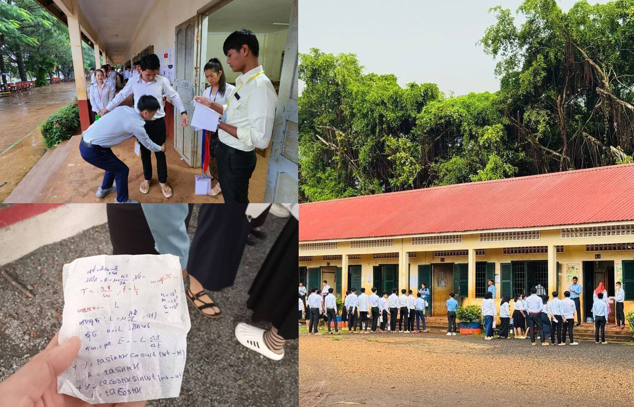 ក្រសួងអប់រំ៖ ព្រឹកថ្ងៃបញ្ចប់ នៃដំណើរការសំណេរ ប្រឡងបាក់ឌុប បានឆែករក​ឃើញ​សំណៅឯកសារ និងឧបករណ៍អេឡិចត្រូនិក