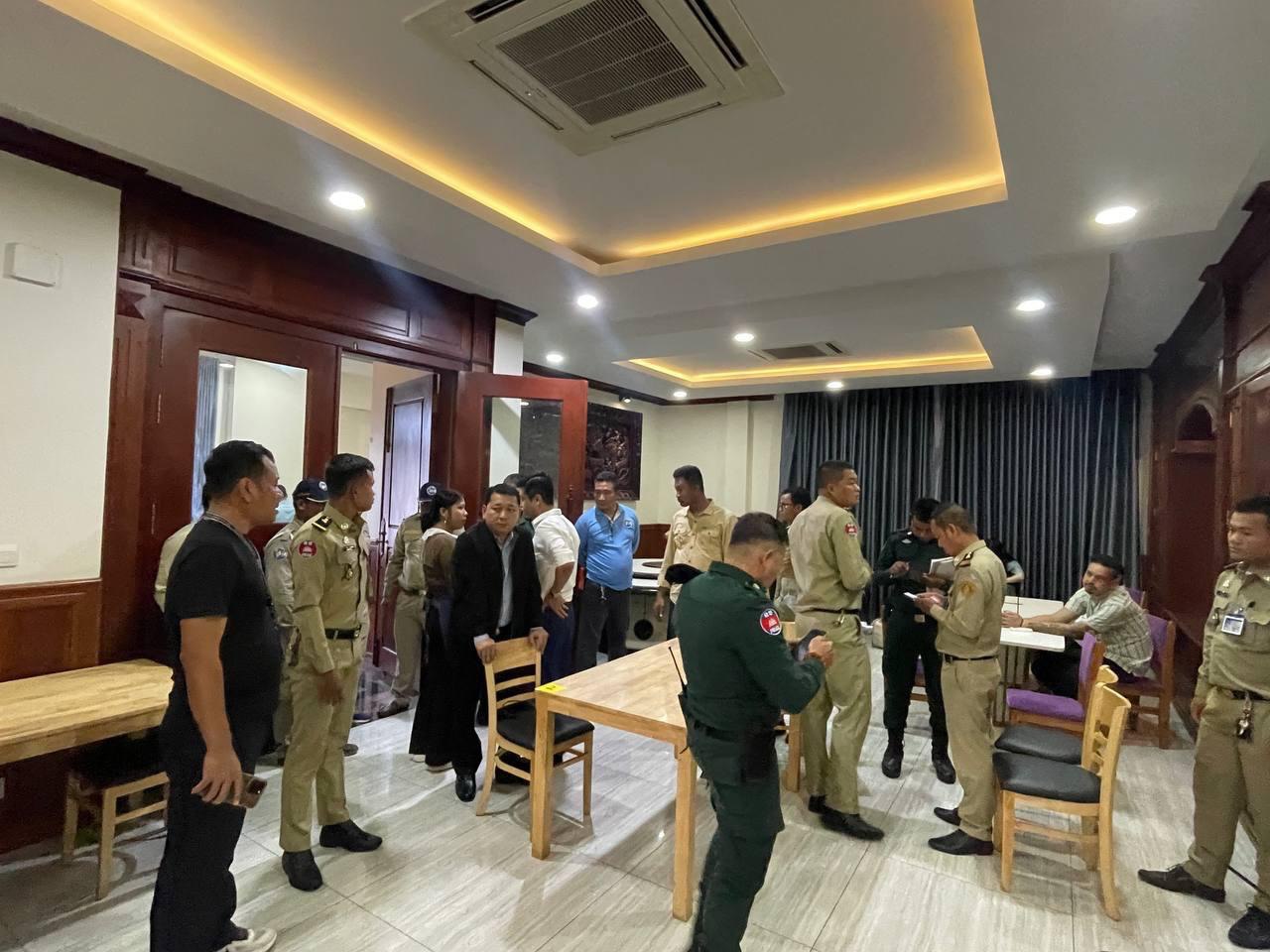 សមត្ថកិច្ចឃាត់ខ្លួនមនុស្សចំនួន៤៨នាក់ ក្នុងប្រតិបត្តិការបង្ក្រាបបទល្មើសឆបោក តាមប្រព័ន្ធបច្ចេកវិទ្យានៅក្នុងទីតាំង​អគារខុនដូរ HANA