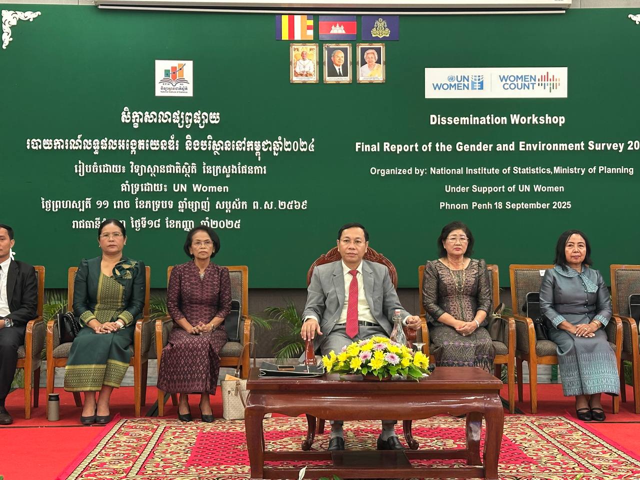 របាយការណ៍អង្កេតយេនឌ័រ និងបរិស្ថានកម្ពុជា បានឆ្លើយតទៅនឹងតម្រូវការ កំពុងកើតមានរវាងស្ត្រី និងបុរស ក្នុងបរិស្ថាន ដែលមានភាពស្មុគស្មាញ និងប្រែប្រួលយ៉ាងរហ័ស