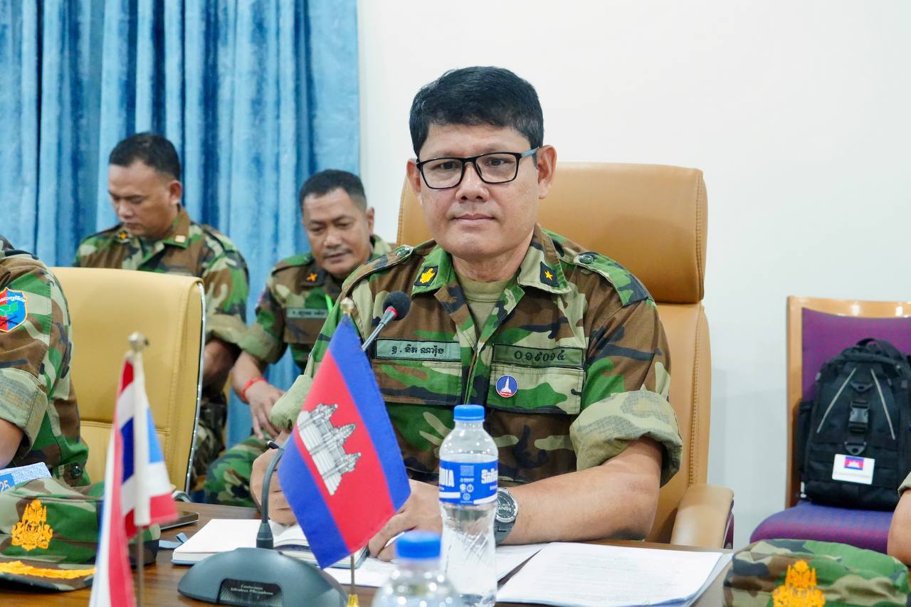 យោធភូមិភាគទី៤ កម្ពុជា និងកងទ័ពភូមិភាគទី២ ថៃ នៅព្រឹកថ្ងៃទី ១០ ខែតុលានេះបានបើកកិច្ចប្រជុំទៅលើការងារសំខាន់ៗចំនួន៣