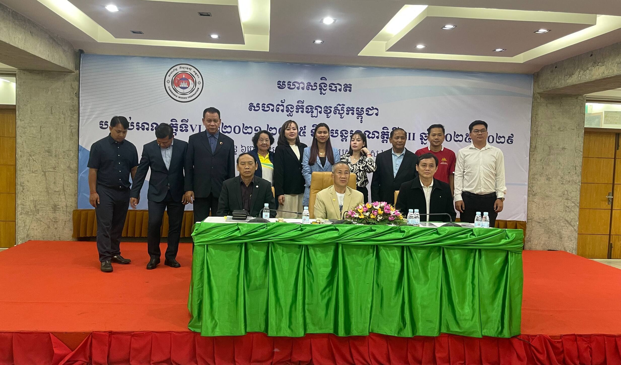 ប្រធានសហព័ន្ធវ៉ូស៊ូកម្ពុជា អាណត្តិថ្មីប្តេជ្ញាផ្លាស់ប្តូរទិសដៅឲ្យកីឡាវ៉ូស៊ូកម្ពុជាឡើងដល់កម្រិតអន្តរជាតិ