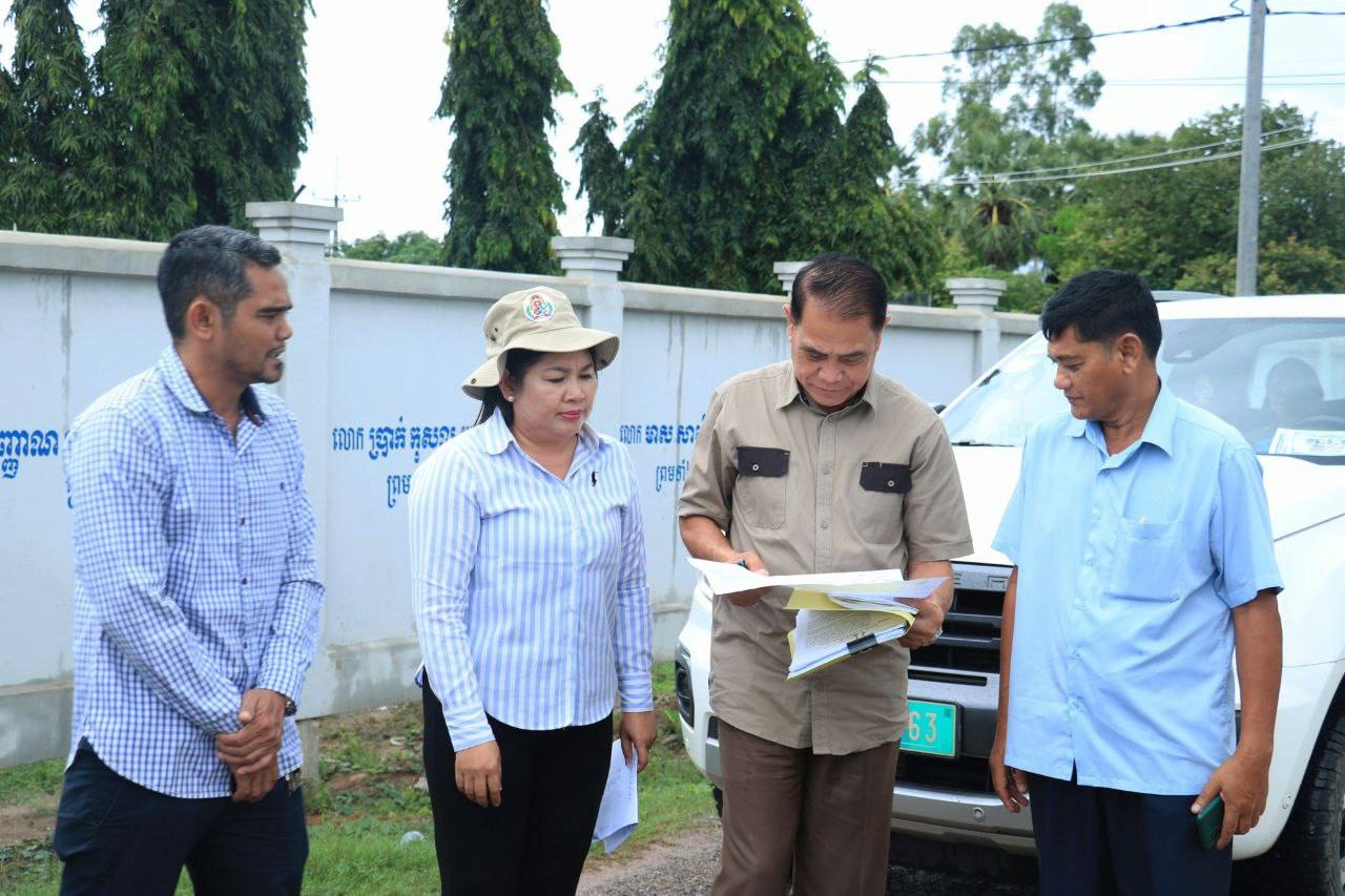 មន្រ្តីទទួលខុសត្រូវចុះវាយតម្លៃ ផ្លូវចំនួន១០ខ្សែក្នុងខេត្តបន្ទាយមានជ័យ