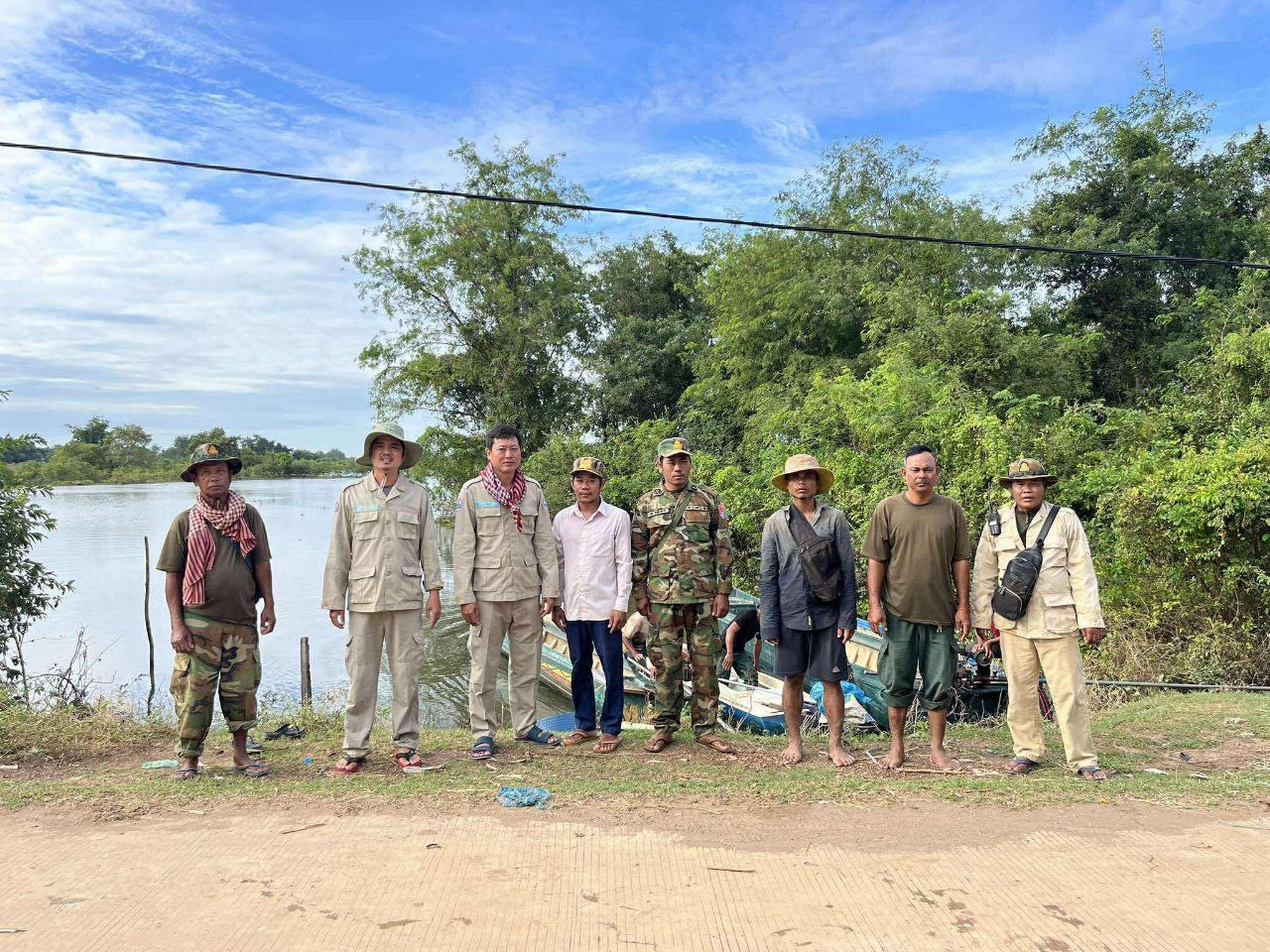 ខណ្ឌរដ្ឋបាលជលផលកំពង់ចាម ចុះទប់ស្កាត់ និងបង្ក្រាបបទល្មើសជលផល នៅភូមិសាស្ត្រស្រុកព្រៃឈរ