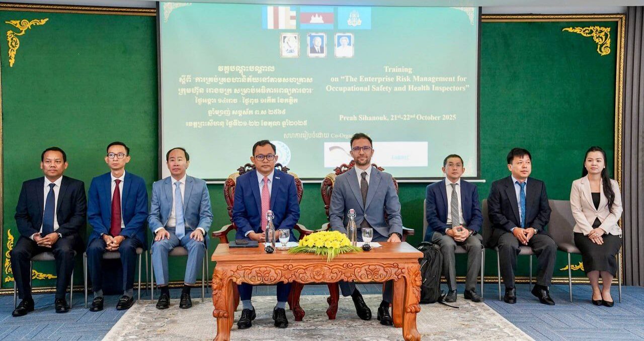 ក្រសួងការងារ និងទីភ្នាក់ងារសហប្រតិបត្តិការអាល្លឺម៉ង់ រៀបចំវគ្គបណ្តុះបណ្តាល ស្តីពី ការគ្រប់គ្រងហានិភ័យនៅតាមសហគ្រាស ក្រុមហ៊ុន រោងចក្រ