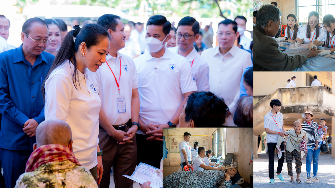 លោកជំទាវបណ្ឌិត ពេជ ចន្ទមុន្នី ដឹកនាំក្រុមគ្រូពេទ្យ TYDA ចុះព្យាបាលជំងឺជូនពលរដ្ឋដោយឥតគិតថ្លៃនៅ​ស្រុកឆ្លូង ខេត្តក្រចេះ