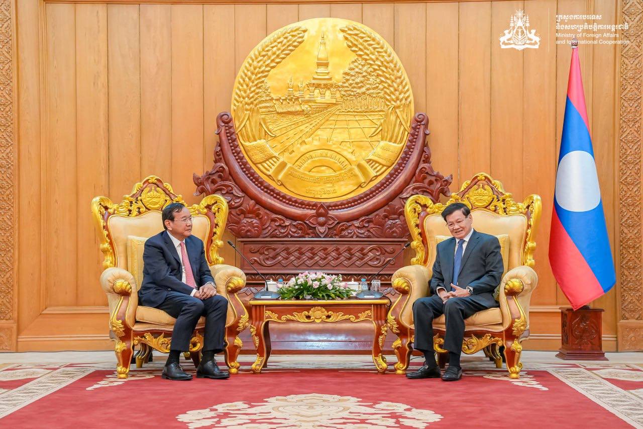 កម្ពុជា ប្តេជ្ញាចិត្តលើកកម្ពស់កិច្ចសហប្រតិបត្តិការជាមួយ ឡាវ