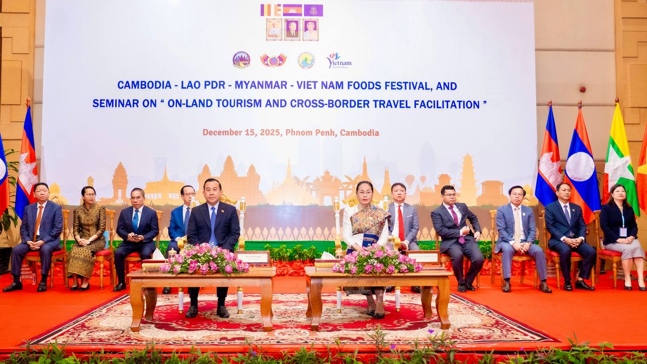 កម្ពុជា ឡាវ មីយ៉ាន់ម៉ា និងវៀតណាម រួមគ្នាពង្រឹងវិស័យទេសចរណ៍ក្នុងតំបន់លើគម្រោងផ្តួចផ្តើម “ប្រទេសបួន គោលដៅតែមួយ”