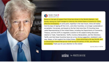 ប្រធានាធិបតីអាមេរិក លោក Donald Trump៖