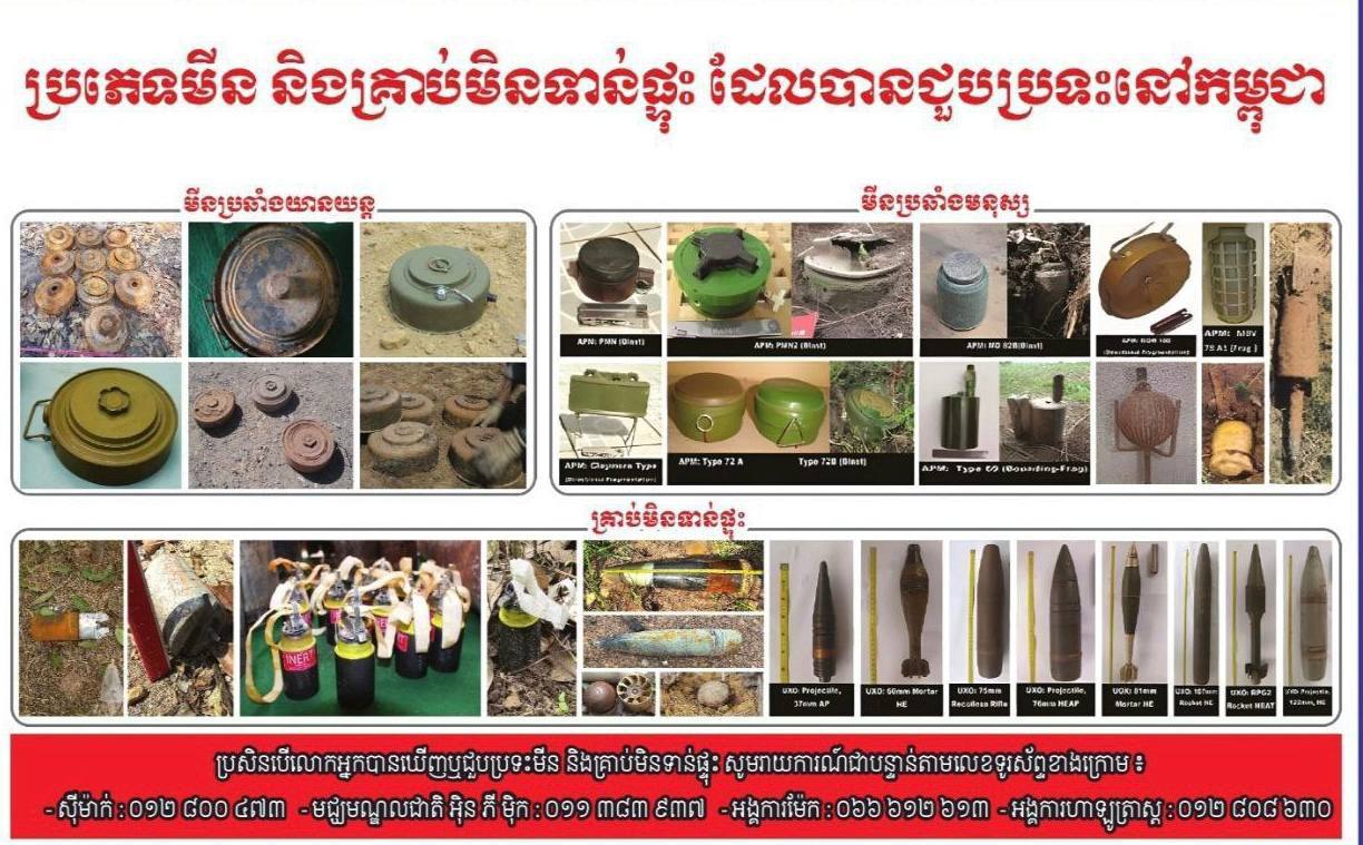 អាជ្ញាធរមីន៖ ប្រជាជនភៀសសឹកប្រមាណ​ ៣០ម៉ឺននាក់ ទទួលបានការអប់រំផ្សព្វផ្សាយការយល់ដឹងពីគ្រោះថ្នាក់ដោយសារយុទ្ធភណ្ឌគ្រឿងផ្ទុះ