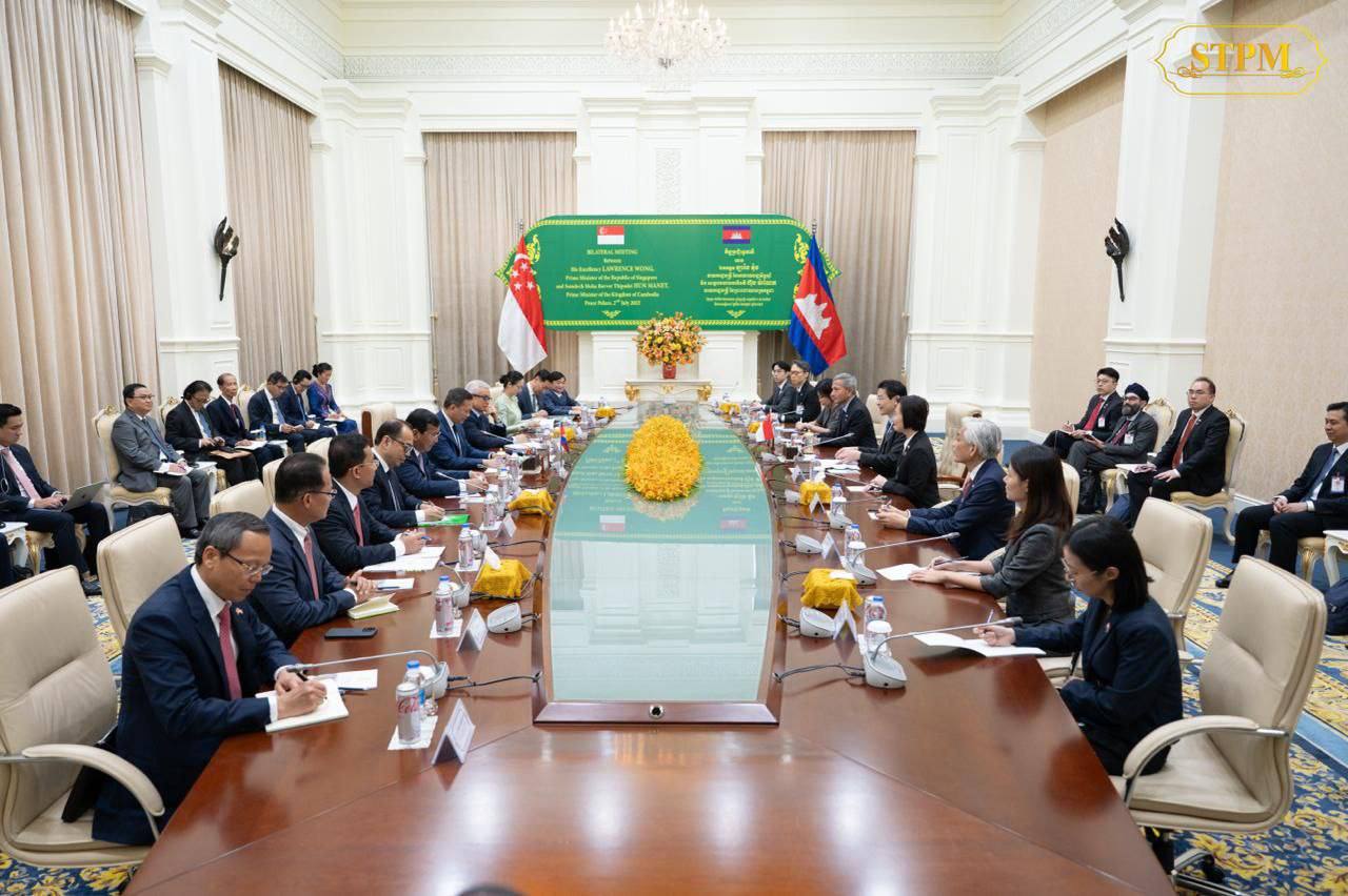 កម្ពុជា-សិង្ហបុរី ឯកភាពគ្នាក្នុងការបន្តពង្រឹងពង្រីកនូវកិច្ចសហប្រតិបត្តិការ ឱ្យកាន់តែរឹងមាំបន្ថែមទៀតទៅលើវិស័យសំខាន់ៗ