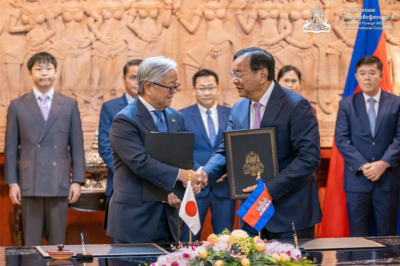 រដ្ឋាភិបាលជប៉ុនផ្តល់ហិរញ្ញប្បទានឥតសំណងជូនរាជរដ្ឋាភិបាលកម្ពុជាសម្រាប់គម្រោងចំនួនពីរ