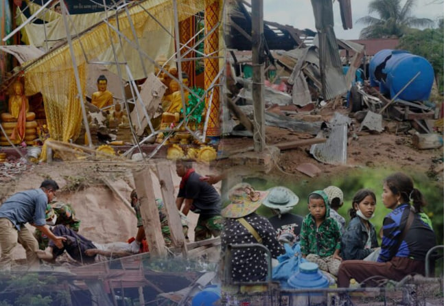 Four days of Thai military aggression have displaced 25,000 Cambodian families and forced the closure of 536 schools across five provinces,