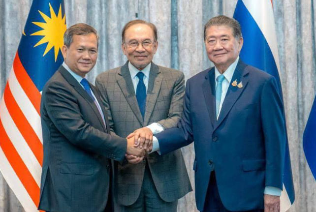 ប្រធានាធិបតីអាមេរិកលោក Donald Trump ថា បានជួបតាមទូរស័ព្ទជាមួយ សម្ដេចធិបតី