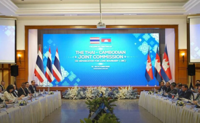 រដ្ឋលេខាធិការដ្ឋានកិច្ចការព្រំដែន ៖ "កិច្ចប្រជុំពិសេសរបស់គណៈកម្មការចម្រុះខណ្ឌសីមាព្រំដែនគោក(JBC) កម្ពុជា-ថៃ