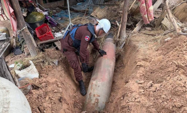 Today 30th July 2025, CMAC experts have responded to an emergency call from affected local community to clear a bomb.