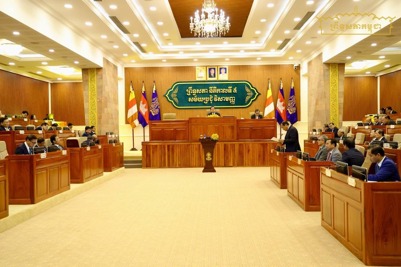 ព្រឹទ្ធសភាពឯកភាពទាំងស្រុងលើសេចក្តីព្រាងច្បាប់ស្តីពីការអនុម័តយល់ព្រម លើអនុសញ្ញាអង្គការសហប្រជាជាតិស្តីពីនីតិសមុទ្រ
