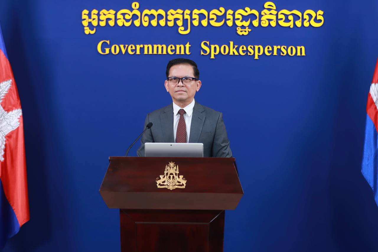 អ្នកនាំពាក្យរាជរដ្ឋាភិបាលបញ្ជាក់អំពីការធ្វើសកម្មភាពយ៉ាងសកម្មខ្លាំងក្លា ស្រុះដៃគ្នានិងស៊ីសង្វាក់គ្នាក្នុងជំហររួមតែមួយដ៏រឹងមាំនៃមហាគ្រួសារខ្មែរ ដើម្បីការពារអធិបតេយ្យភាពជាតិ និងបូរណភាពទឹកដី