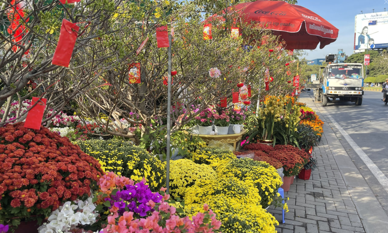 អាជីវកម្មលក់ផ្កាតាំងលម្អ និងរុក្ខជាតិក្នុងពិធីបុណ្យចូលឆ្នាំចិនម្តងៗ​ត្រូវការ​ដើមទុនខ្ពង់ម៉ឺនដុល្លារ