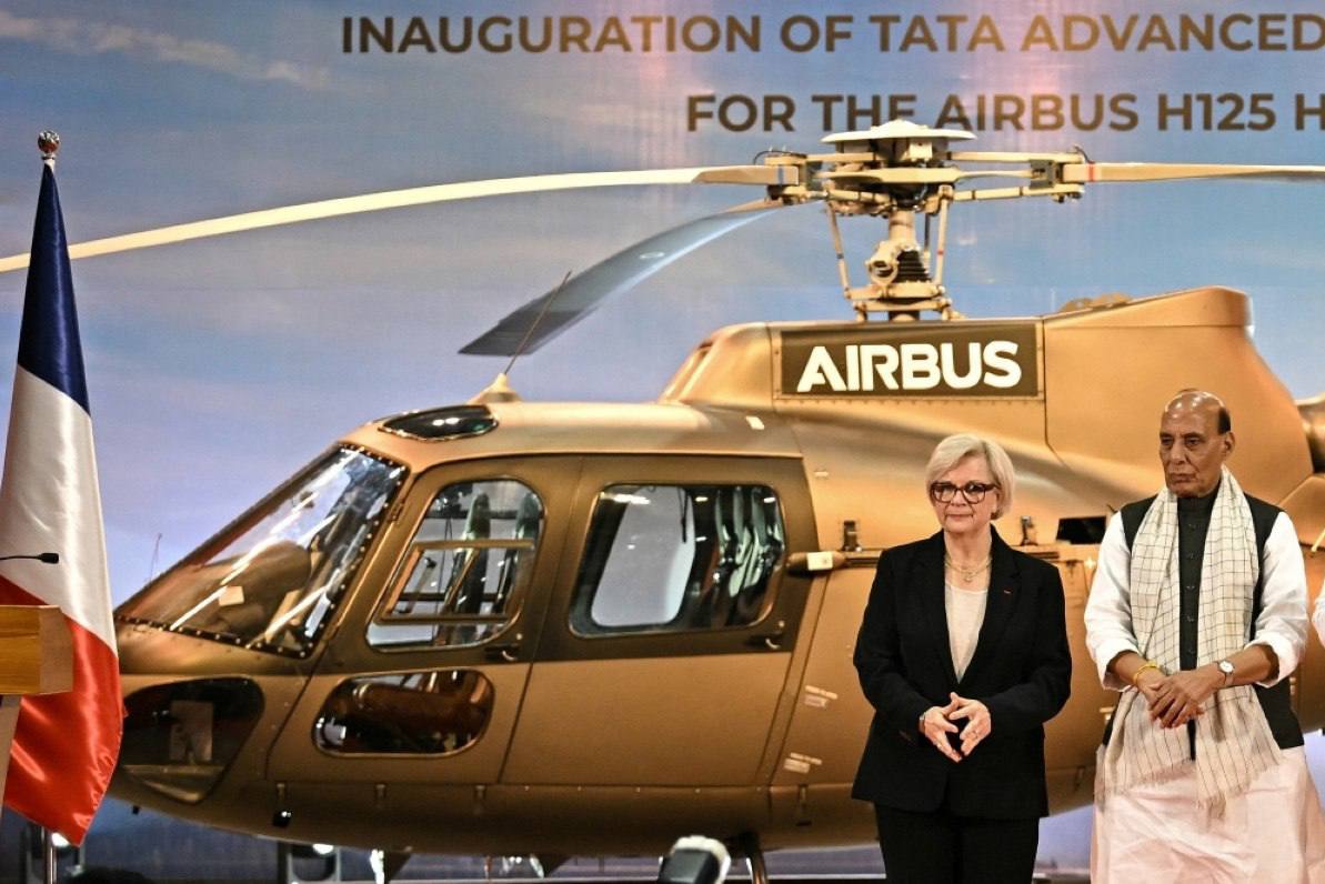 អឺរ៉ុប ចាប់ដៃ ឥណ្ឌា បង្កើតរោងចក្រផលិតឧទ្ធម្ភាគចក្រយោធា និងស៊ីវិល