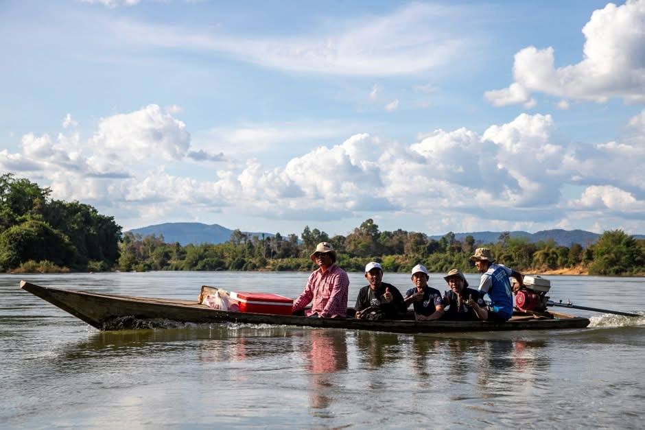 ក្រុមអ្នជំនាញចុះស្រាវជ្រាវពីសុខភាពត្រីនៅត្រង់ដៃទន្លេអូរតាបូក និងចំណុចប្រសព្វទន្លេសេកុង