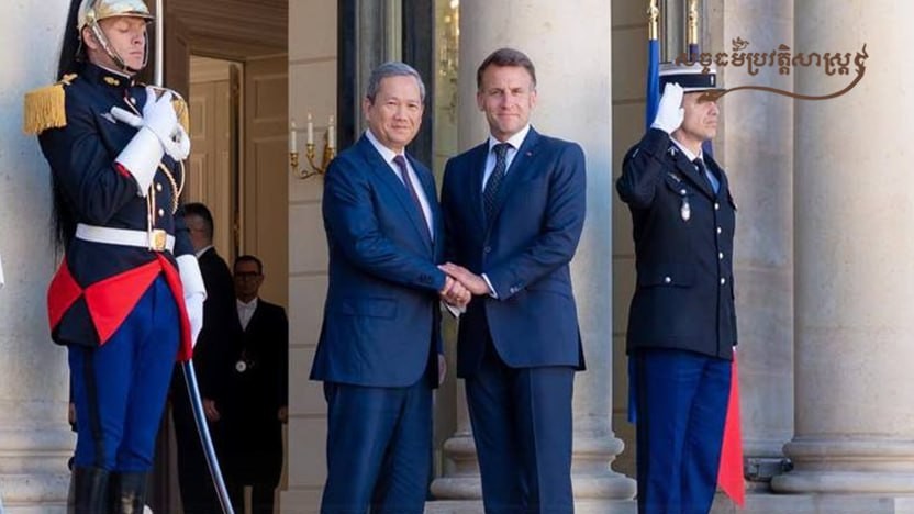 ថ្នាក់ដឹកនាំកម្ពុជា និងបារាំង