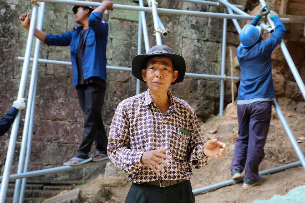 អាជ្ញាធរជាតិអប្សរាជួសជុលកំពែងក្រុងអង្គរធំ ដើម្បីការពារហានិភ័យនៃកត្តាធម្មជាតិ