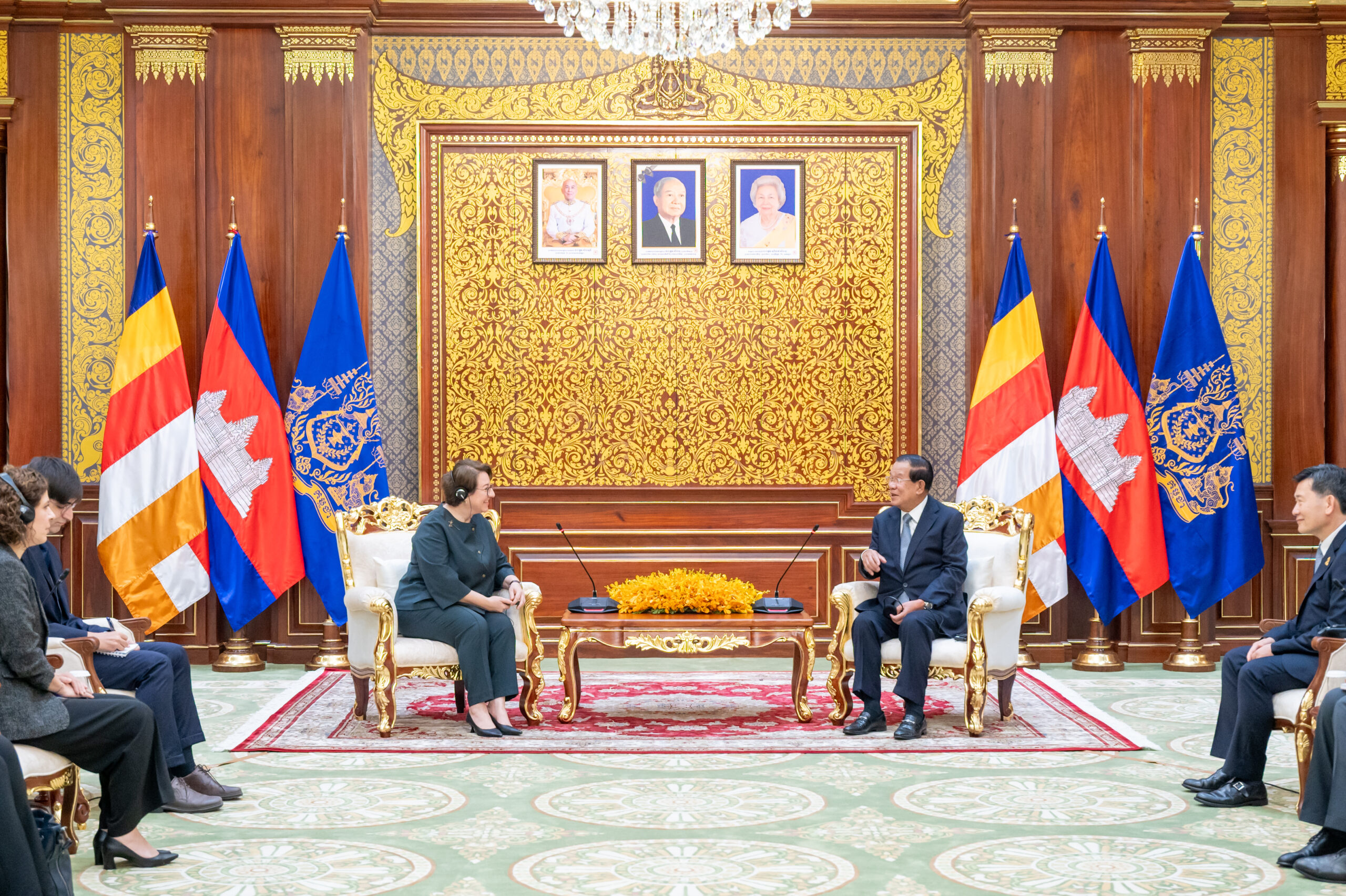 សម្ដេចតេជោប្រមុខរដ្ឋស្តីកម្ពុជាពេញចិត្តខ្លាំងនឹងពាក្យពេចន៍របស់ឯកអគ្គរដ្ឋទូតតួកគីចប់អាណត្តិពេលជម្រាបលា