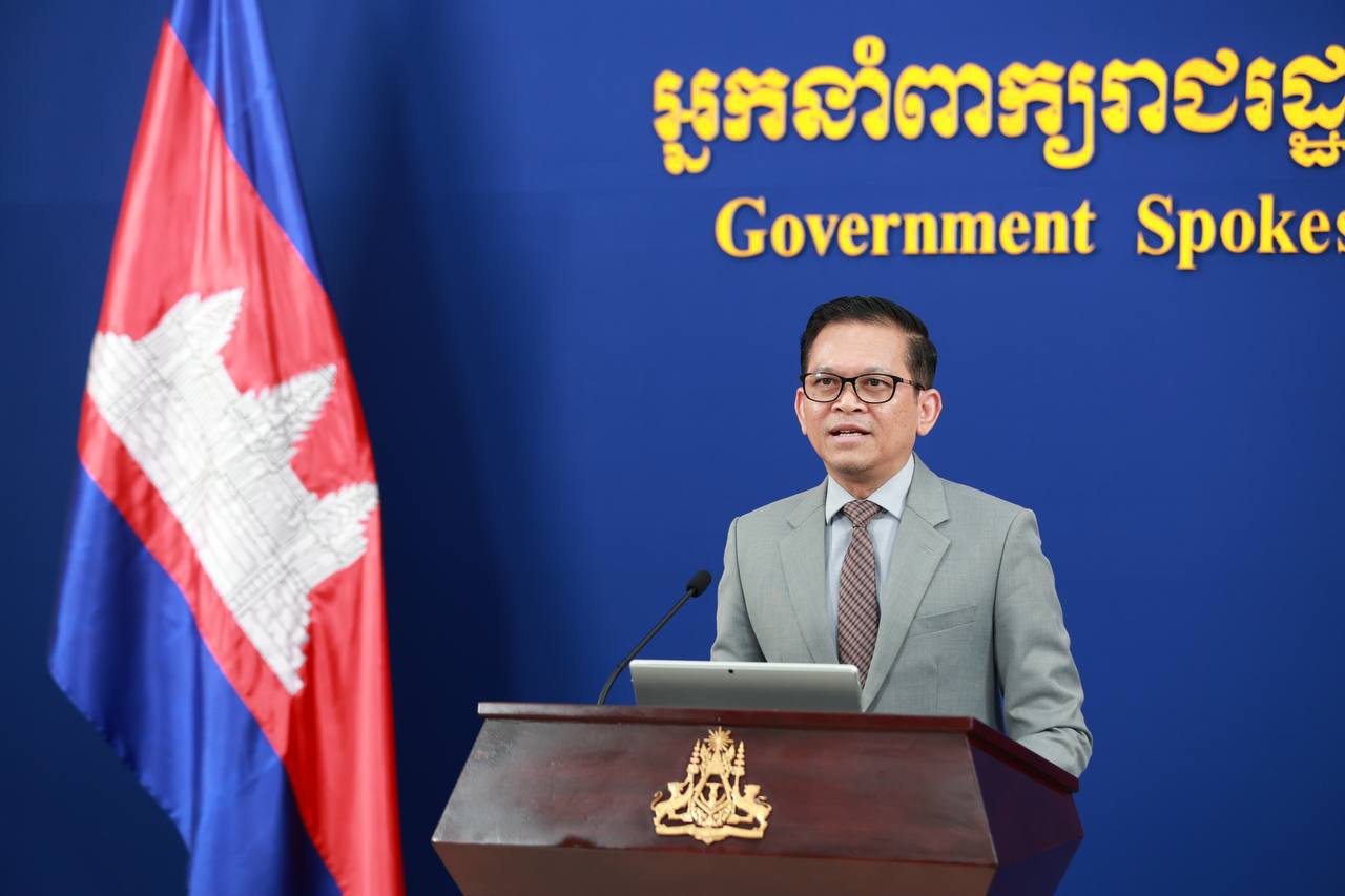 អ្នកនាំពាក្យរាជរដ្ឋាភិបាលបញ្ជាក់ពីកិច្ចការងាររបស់រាជរដ្ឋាភិបាលចំពោះកិច្ចការពារបូរណភាពទឹកដី